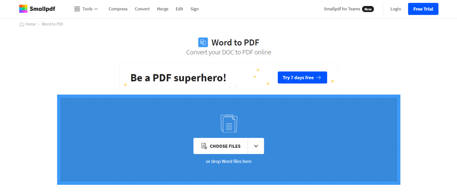 Delete a Page in Word: Word to PDF