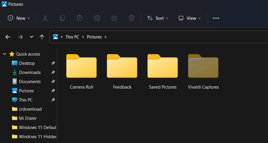 File Explorer Showing Hidden Files