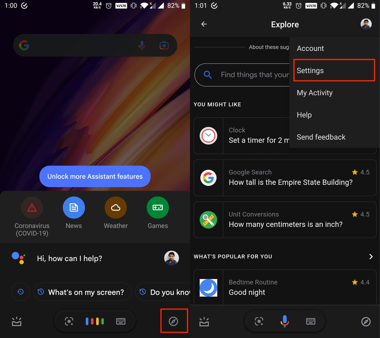 Taking Screenshots on Restricted Apps with Google Assistant - 01