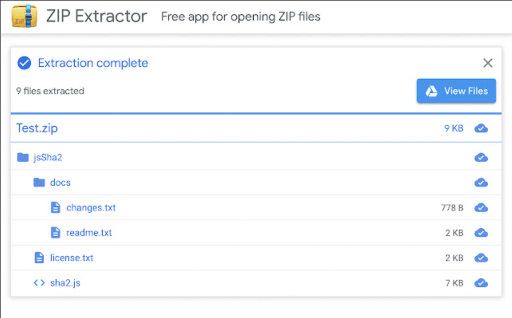 ZIP Extractor - Browser Extension for Chrome and Edge