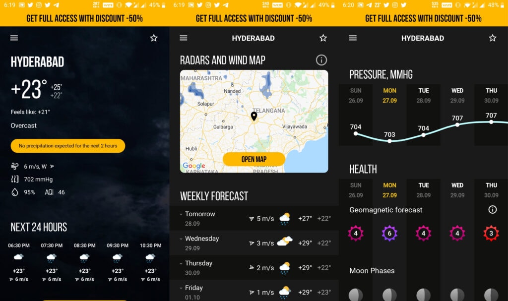 MeMeteo Weather app