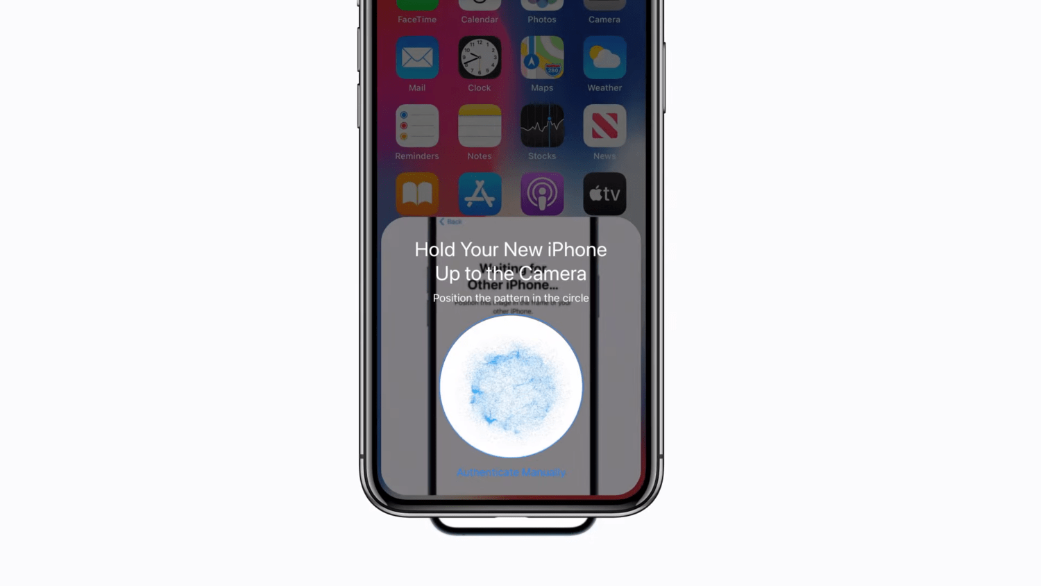 Scan the Animation on New iPhone with Old iPhone