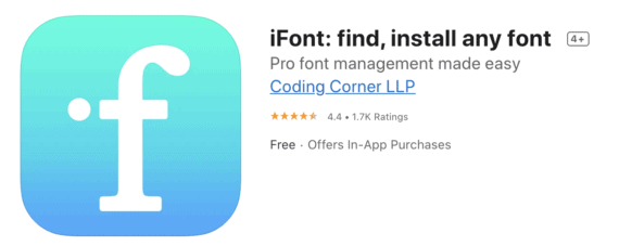 Download iFont App to use Custom Fonts on iPhone and iPad