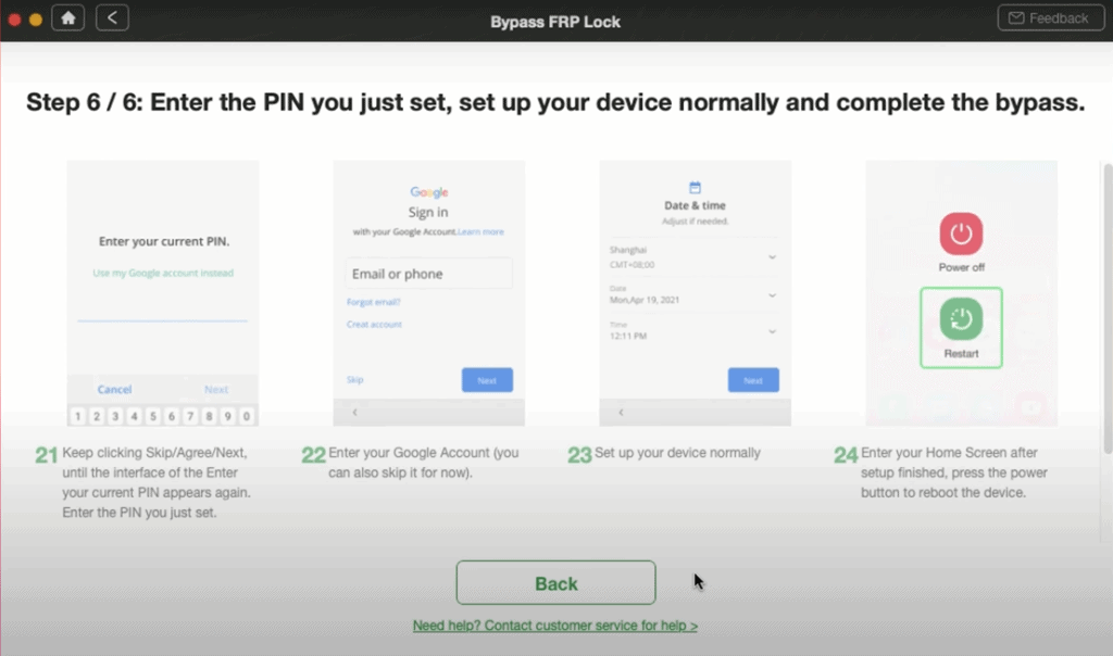 Enter PIN and Setup Device Manually