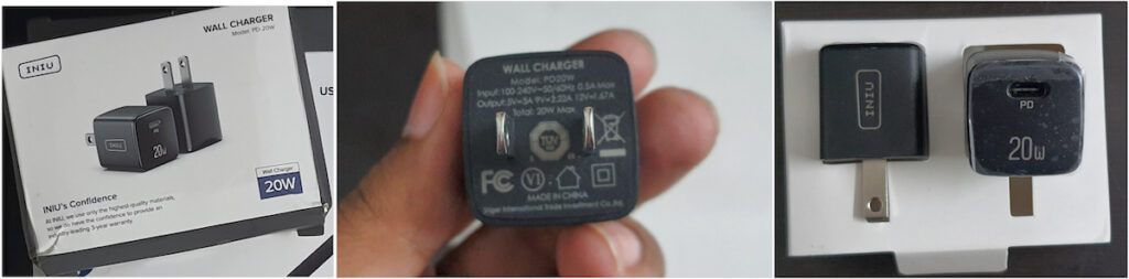 INIU 20w Type-C Wall Charger