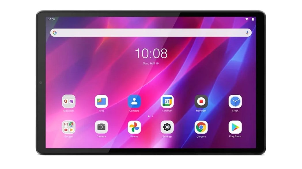 Lenovo tab k10 with 10 3 inch display and mediatek helio p22t chipset