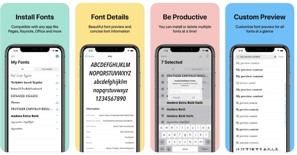 RightFont App to Install Fonts on iPhone and iPad