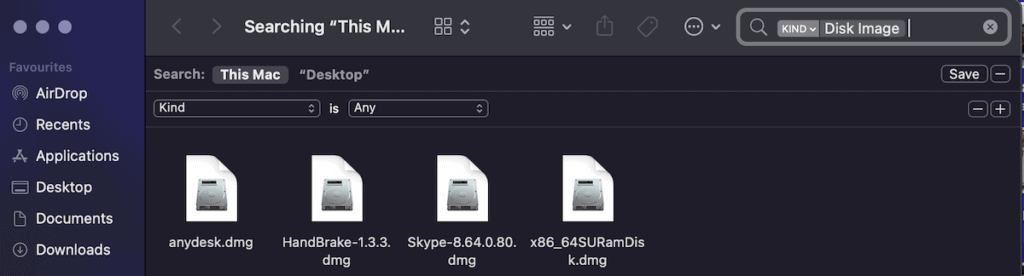 All the DMG Files