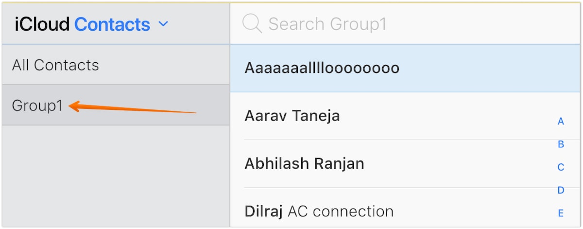 how to send contact card on iphone in group chat