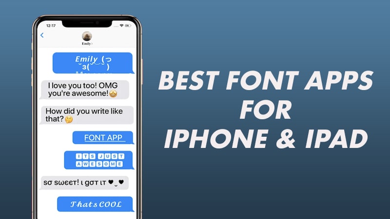 best font app for iphone no subscription