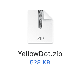 Click on YellowDot.zip