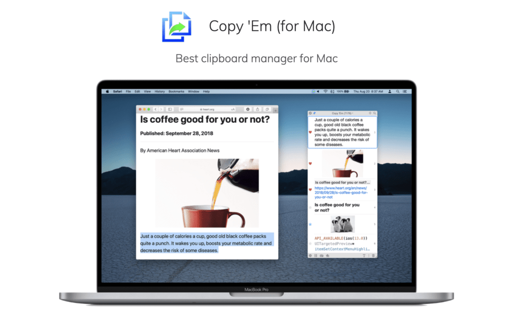 Copy EM - Best Clipboard manage for Mac