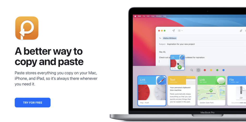 PasteApp - A better way to copy and paste for Mac, iPhone and iPad