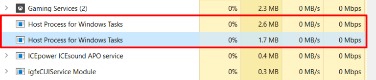 What is "Host Process for Windows Tasks," and Why is it Running?