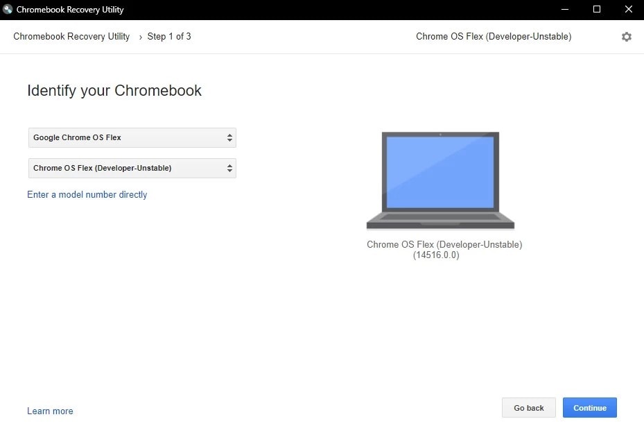 Identify your Chromebook