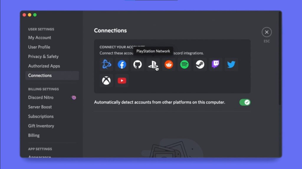 Discord PlayStation Network