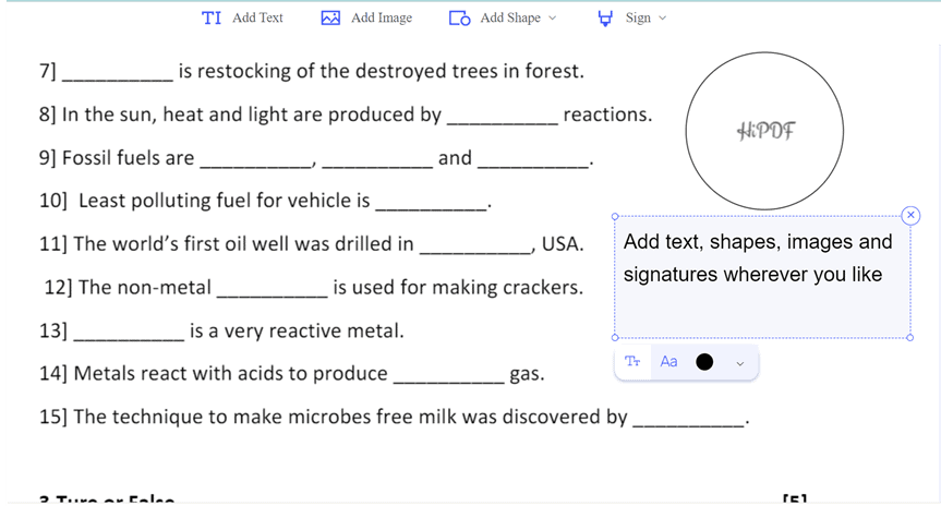 HiPDF - PDF Editor