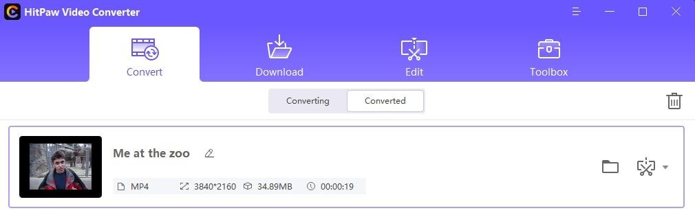 Converted Video from HitPaw Video Converter