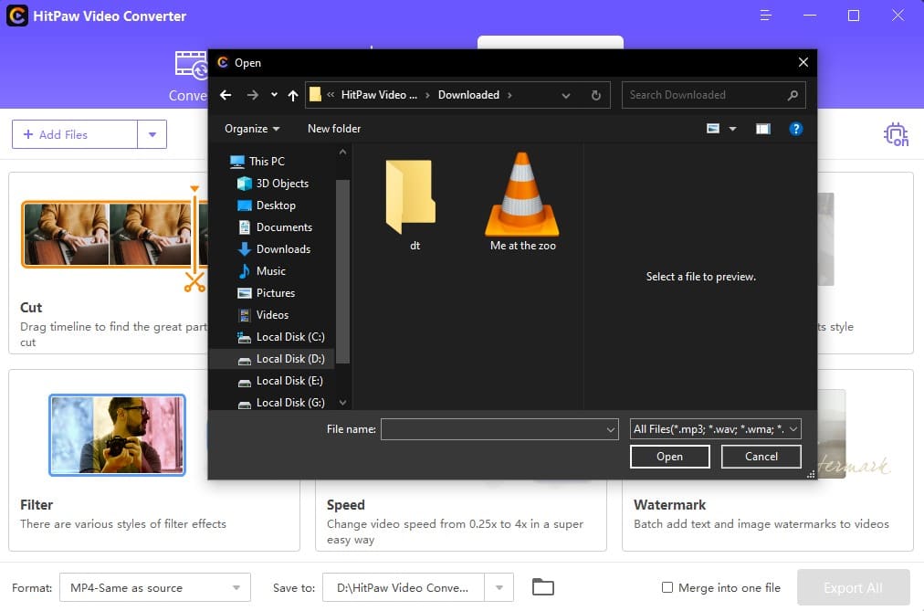 HitPaw Video Converter and Editor