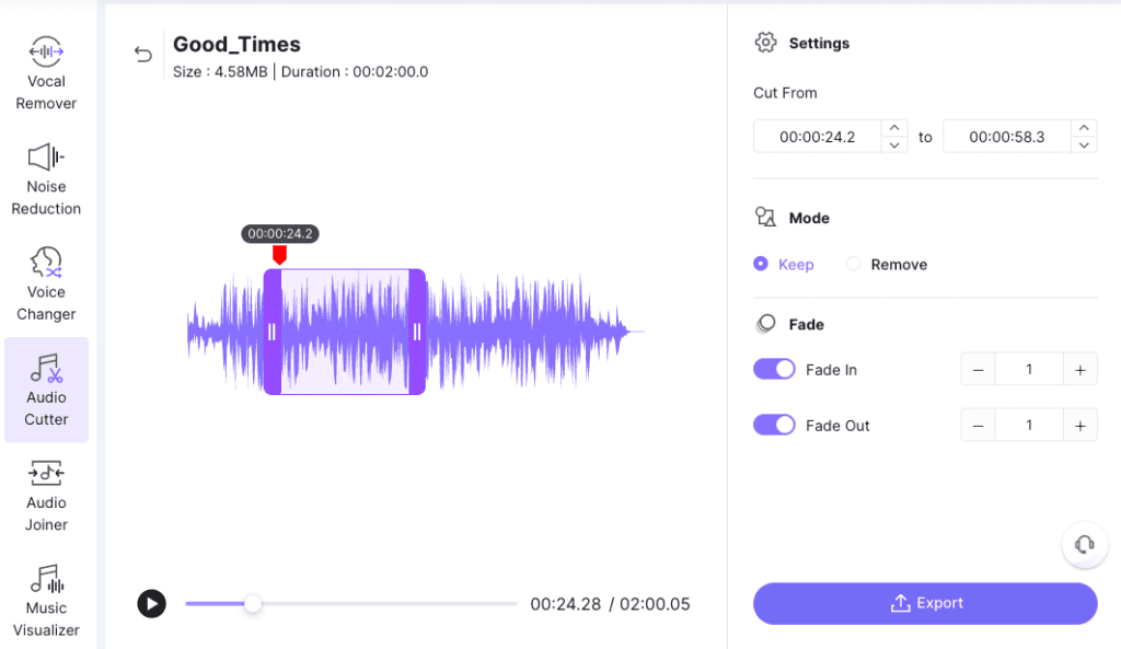 Media.io - Edit Audio