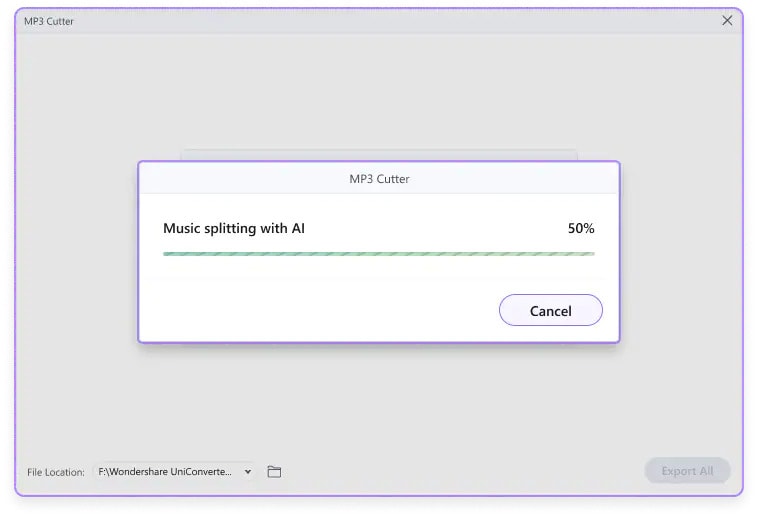 Wondershare UniConverter - AI Splitting