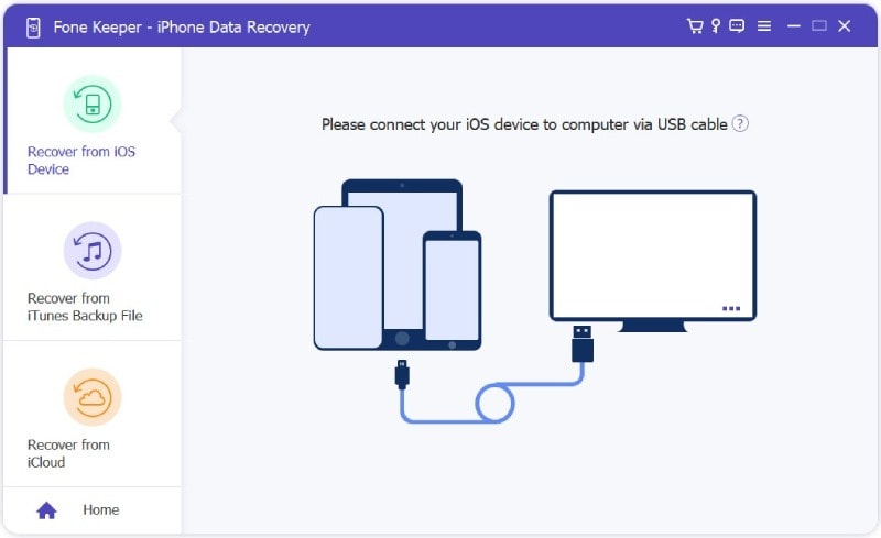 AceThinker Fone Keeper - iPhone Data Recovery