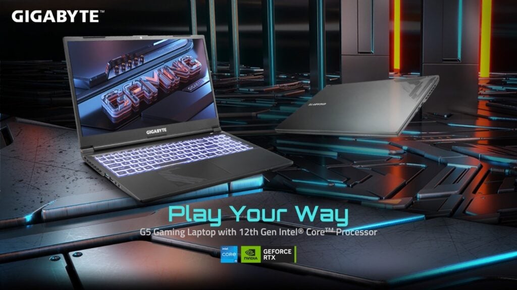 GIGABYTE G5 Series Gaming Laptops Launched with Intel Chipsets in India