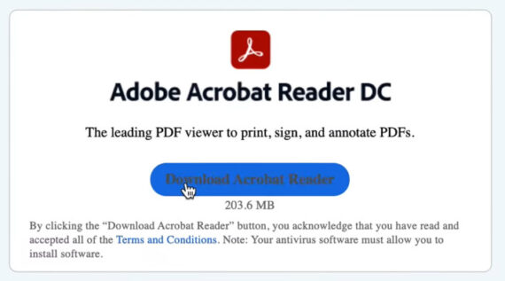 Download Acrobat Reader