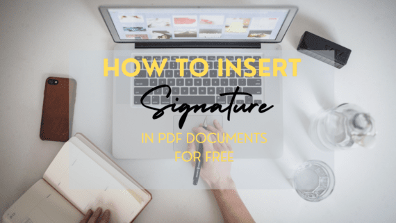 How to Insert Signatures in PDF Documents