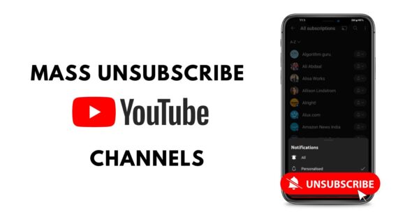 Mass Unsubscribe to Youtube Channels