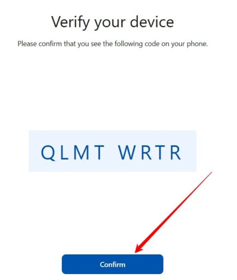 Verify your device