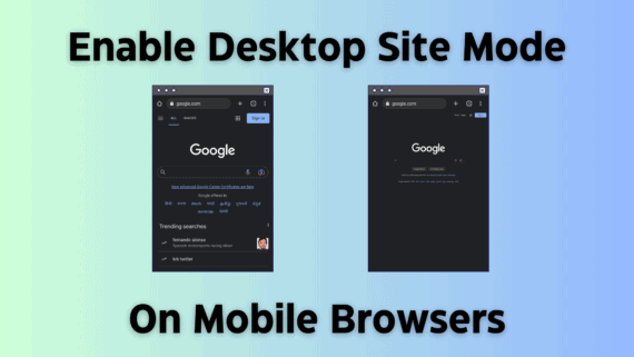 Desktop View on Mobiles