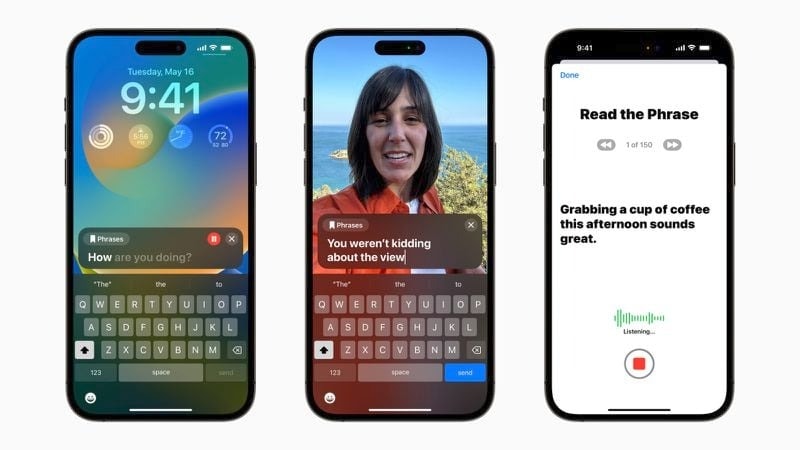 Apple Previews iOS 17 Live Speech