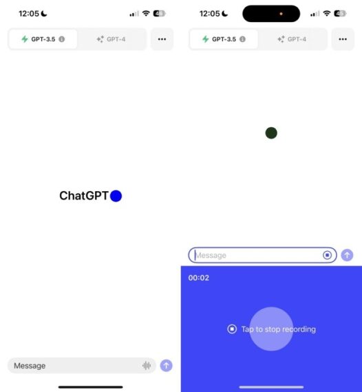 ChatGPT App on iOS