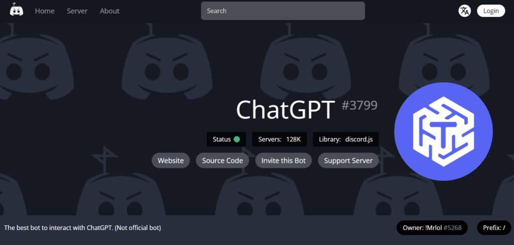 ChatGPT Bot on Discord