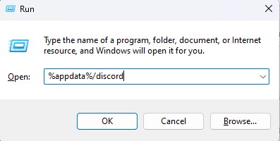 Discord App data directory