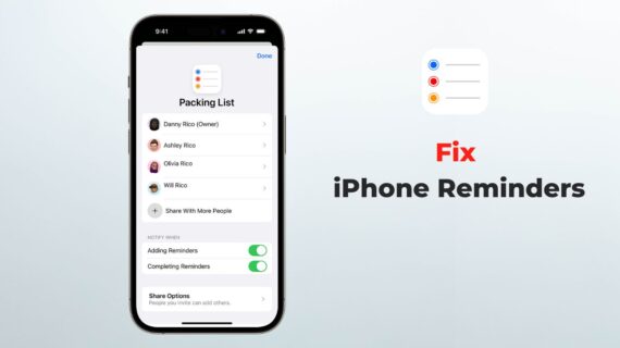 Fix iPhone Reminders Not Working