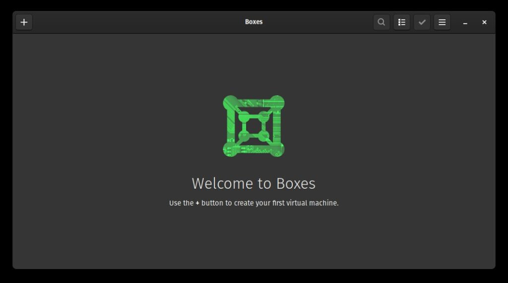 Create New Virtual Machine in GNOME Boxes
