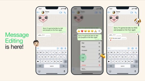 Message Editing is here on WhatsApp