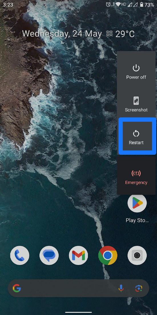 android 13 screen cast not working