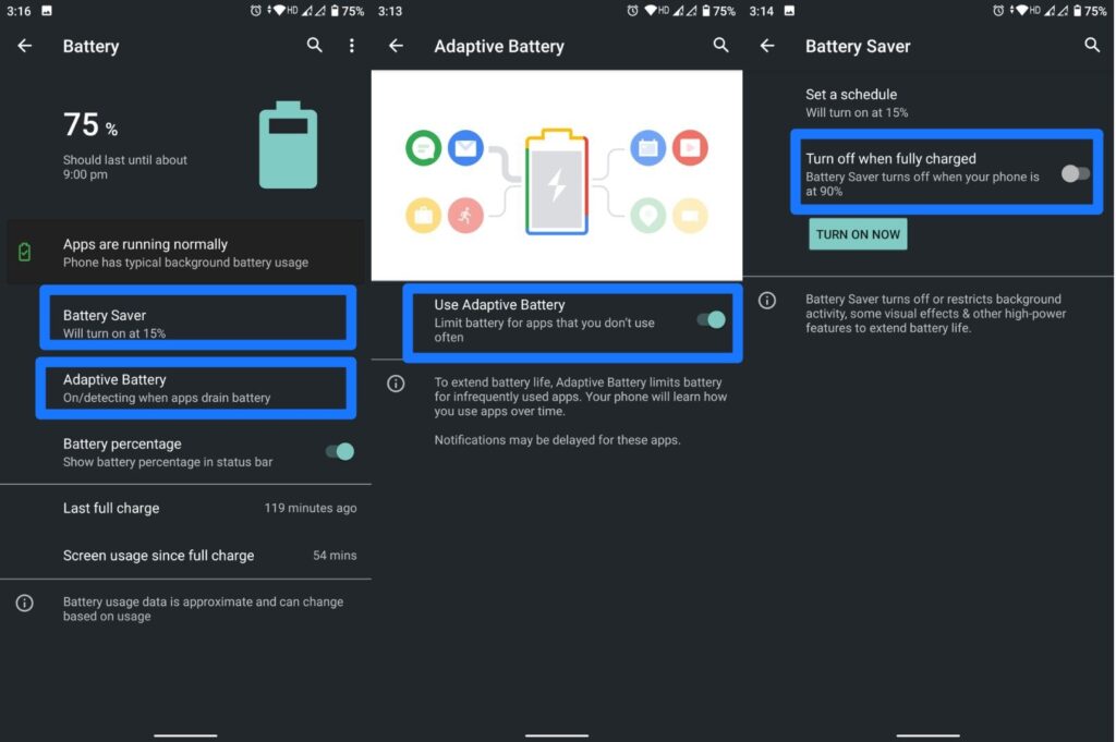 Turn off Battery Optimizations to fix screen mirroring problems on Android
