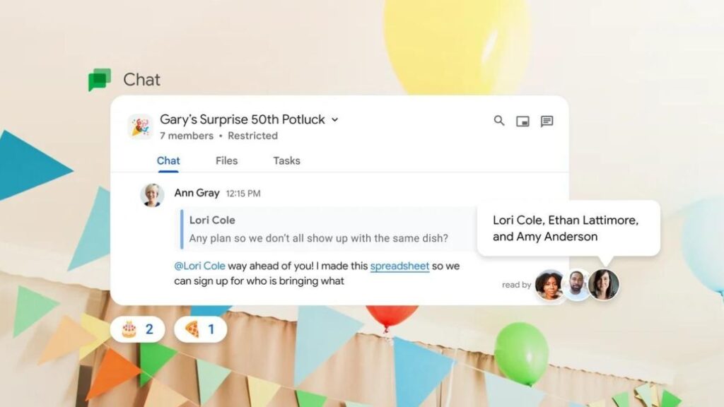 Google Chat New Features