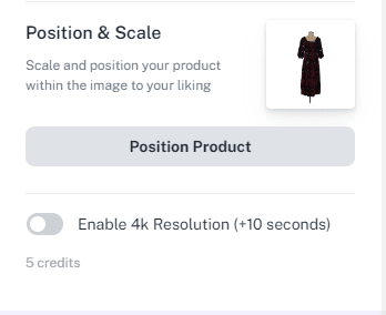 Booth AI - Position & Scale