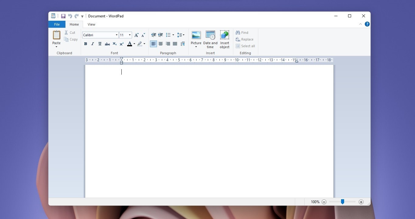 Microsoft WordPad