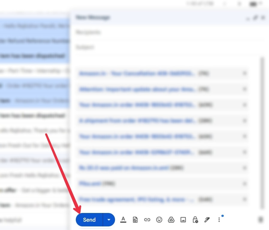 Send forwarded emails in Gmail 