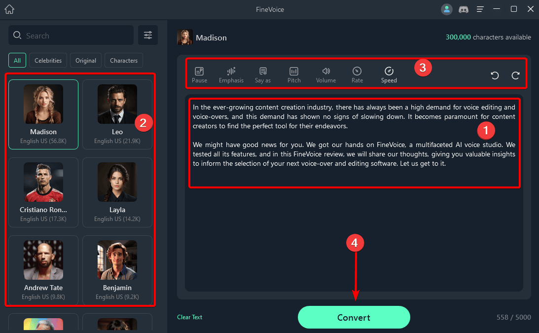 FineVoice Review: Is It a Versatile Tool for Voice Editing and Creation?