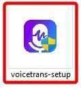 Downloaded Voicetrans app