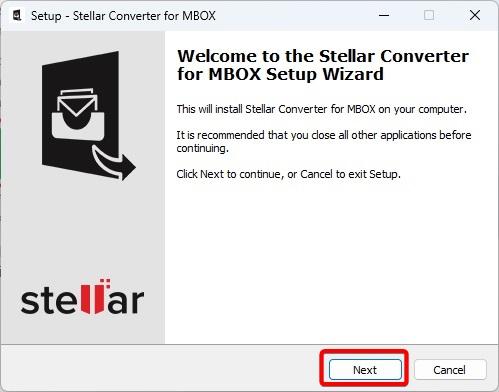 Stellar Converter for MBOX - Install