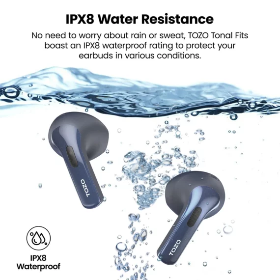 TOZO T21 Wireless Earbuds Water Resistant