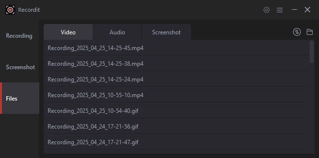 Recordit - Files
